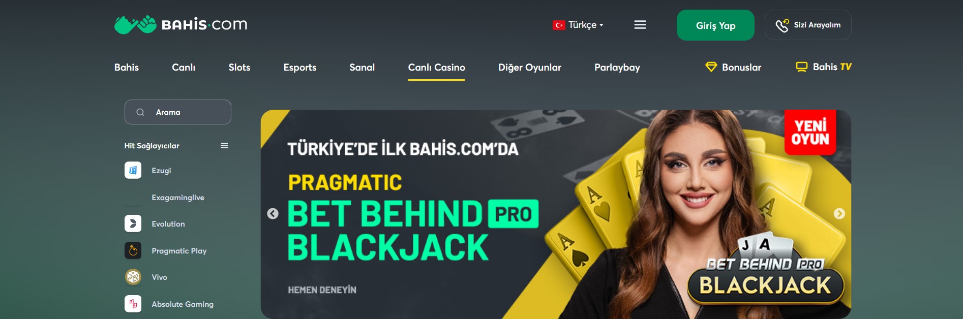 Bahiscom Yeni Giriş